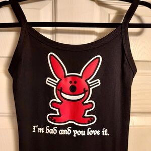 Bad Bunny Tank Top Happy bunny Shirt Im Bad And You Love It Crop Top